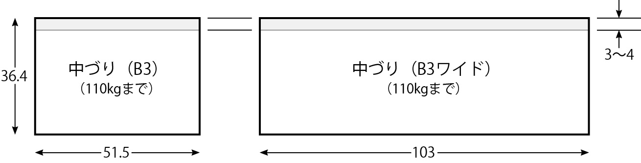 中づりポスター図面